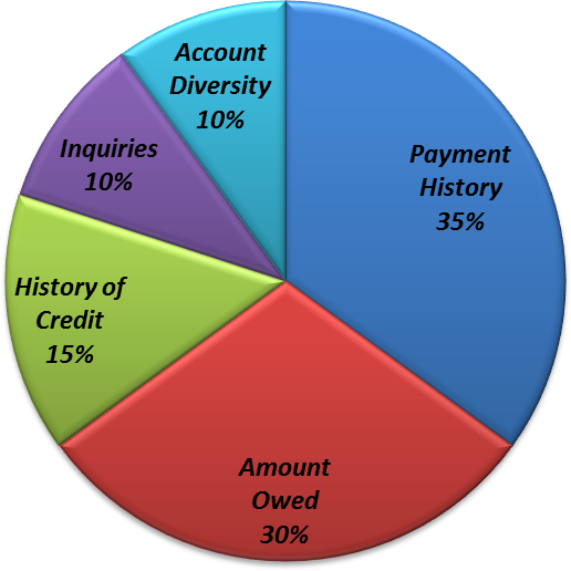 FICO Credit Score Pie
